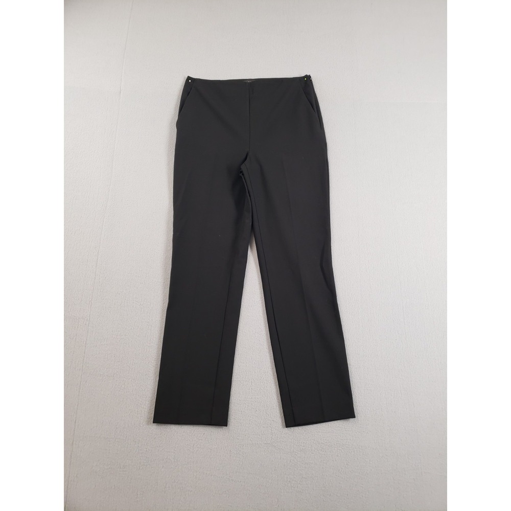 Ann Taylor Women Dress Pant 2 Black Ankle High Waist Stretch Formal Business‎